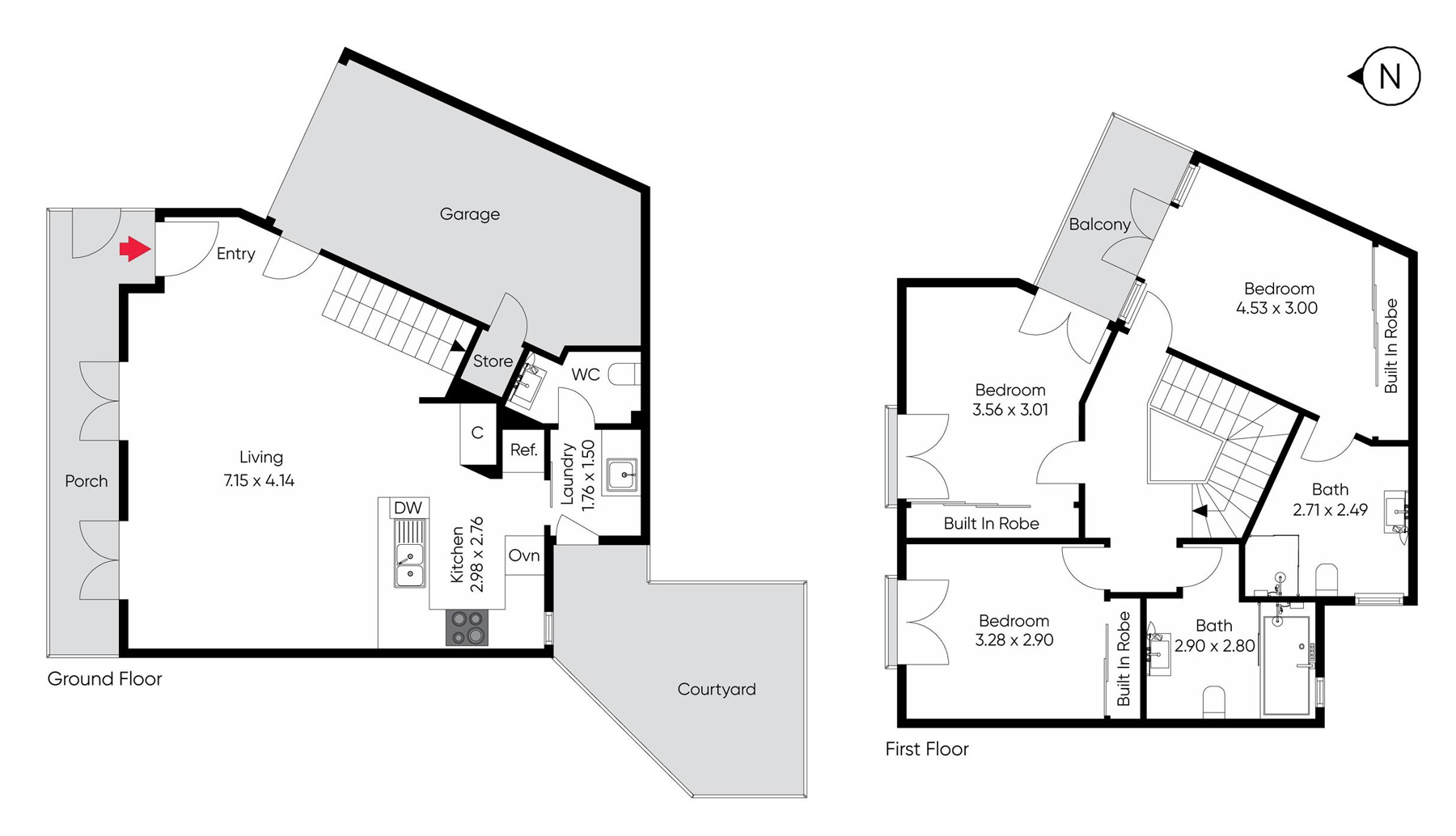 showing floorplans for South Yarra Place